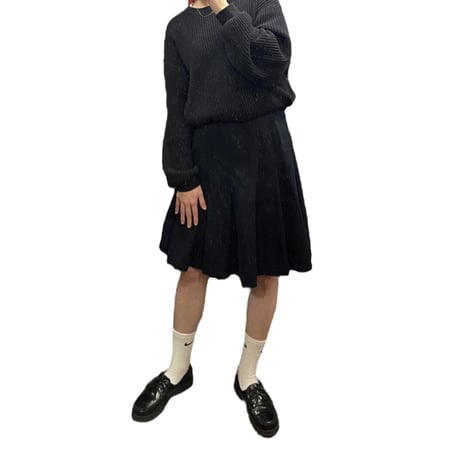 [USED] "GAP" BLACKプリーツスカート