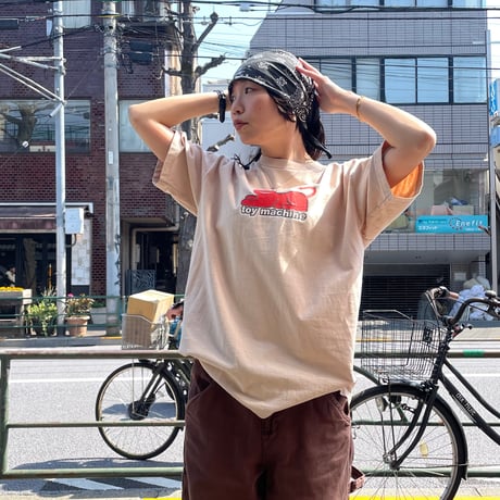 [USED] OLD "TOY MACHINE" S/S Tee（Beige）