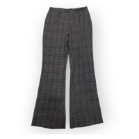 [USED] 渋めカラー🩶グレンチェックフレアPANTS