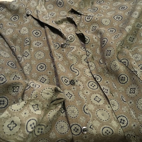 [USED] ペイズリー風  レーヨン SHIRS
