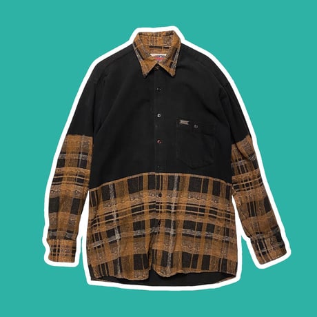 [USED] goodデザインshirts！made in TURKEY