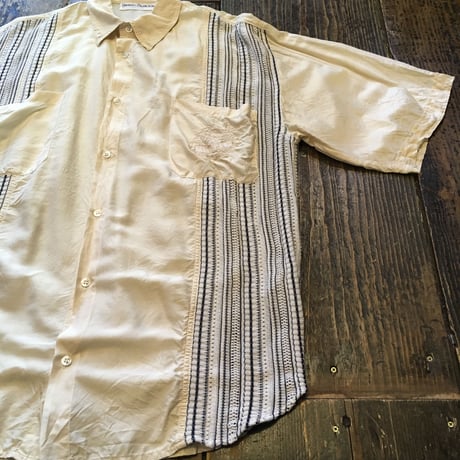 [USED] ITALY シルクシャツ