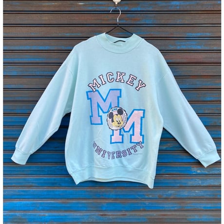 [USED] OLD "MICKEY UNIVERSITY" SWEAT💛