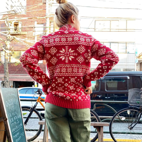 [USED]LAUREN Ralph Lauren ノルディック柄ニット