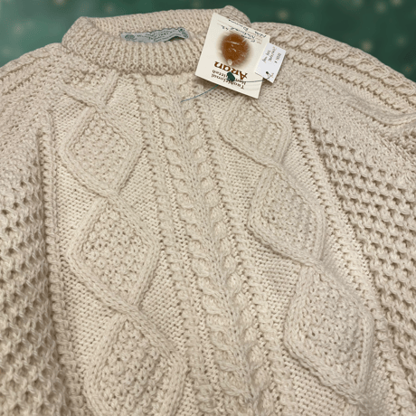 [DEADSTOCK] タグ付き IRELAND アランニット