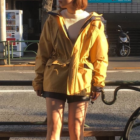 [USED]Timberland マスタード色マウンテンパーカー