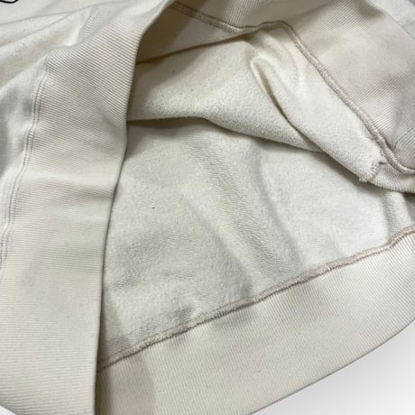 [USED] ”nautica” WHITE COTTON SWEAT