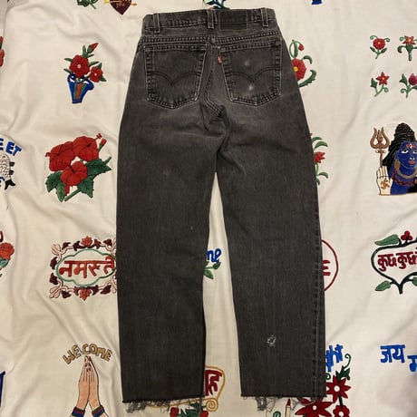[USED] BLACK! Levi's 550  RELAXED FIT REGULAR  CUT OF