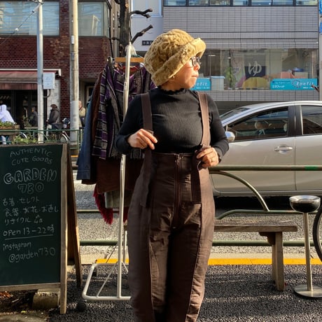[USED] BLACK リブ TOPS