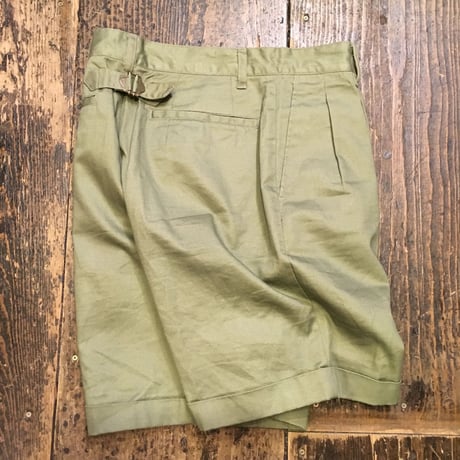 [USED]  オリーブカラー ２タックショーツ
