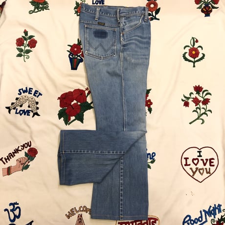 [USED]   70's  Wrangler フレアデニム