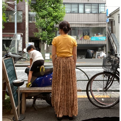 [USED] パイソン柄ふんわりスカート