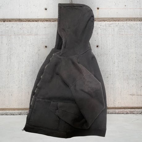 [USED]A.P.C. BLACK ZIP PARKA