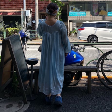 [USED] ふわっとパステルカラーのロングワンピース