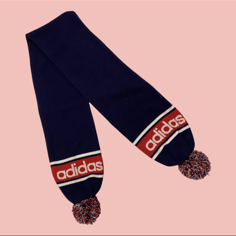 [USED] “adidas” ポンポン付きマフラー