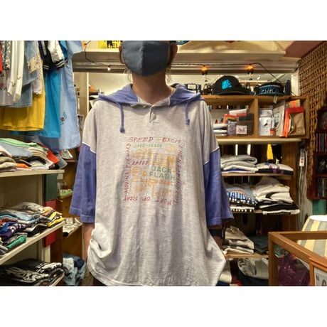 [USED] 重ね着風 Tee PARKA