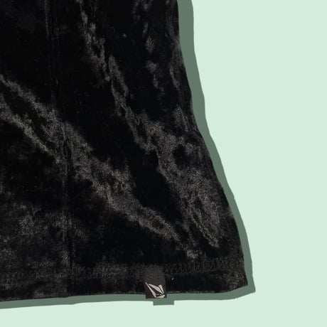 [USED]ベロアBLACKタイトワンピース🖤