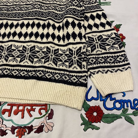 [USED] ノルディック柄アクリルKNIT