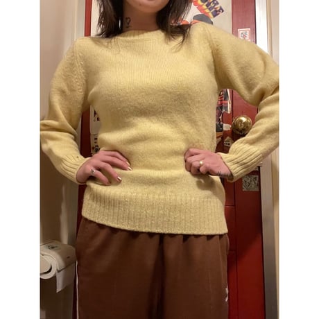 [USED]"LANDS'END"good color knit