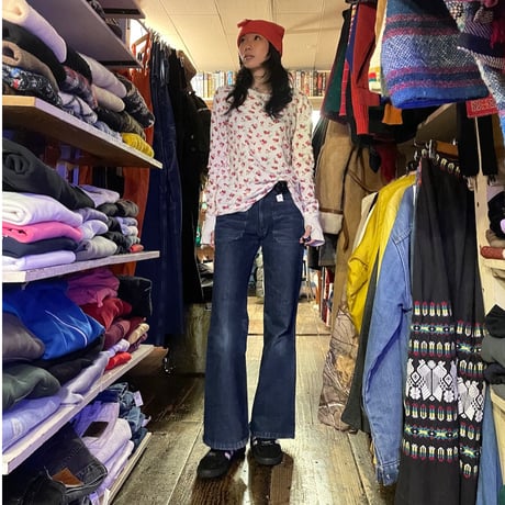 [USED] U .S .NAVY風 DENIMのマリンパンツ