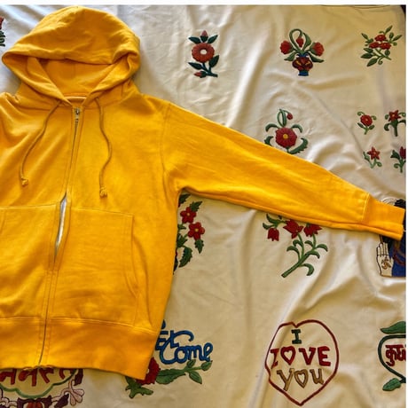 [USED] Yellow⭐︎ジップパーカー