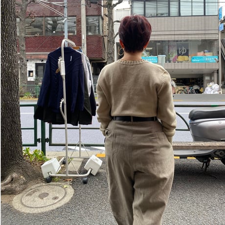 [USED]Cavin Klein cottonショート丈ニット