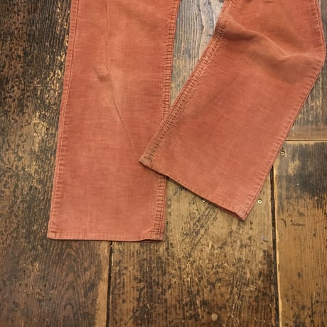 [USED] 70's Levi's オレンジ コーデュロイパンツ