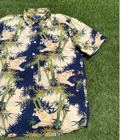[USED] GUESS 虎柄プリントSHIRTS  🐅