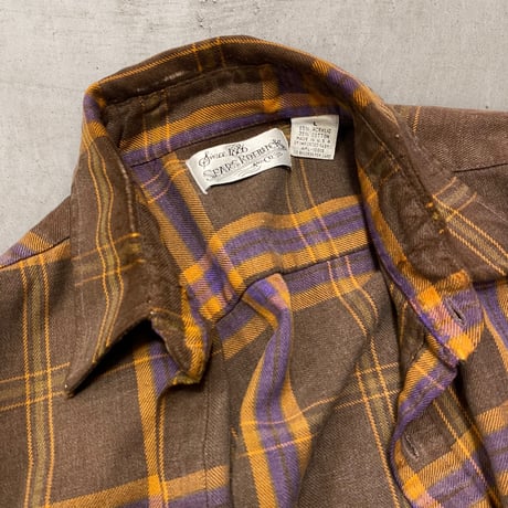 [USED] 90s SEARS チェックシャツ
