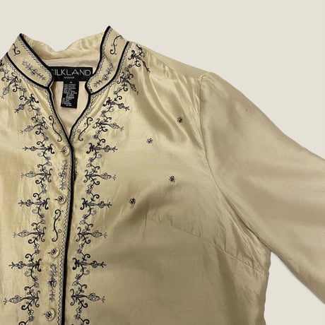 [USED] SILK CHINA JACKET🌼