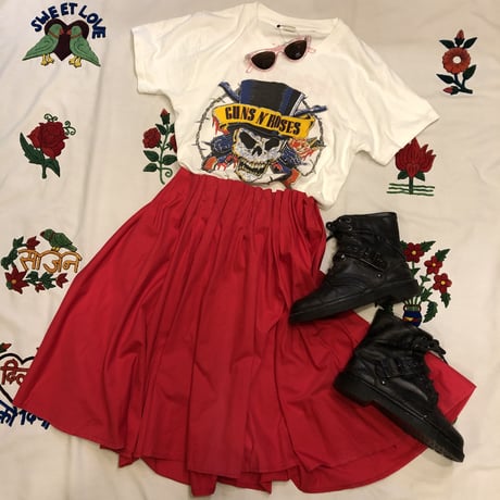 [USED]  vintage GUNS N' ROSES  TOUR Tee