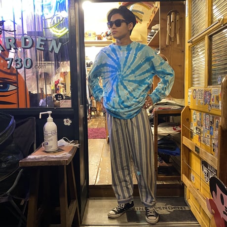[USED] タイダイ ロンTee / BLUE