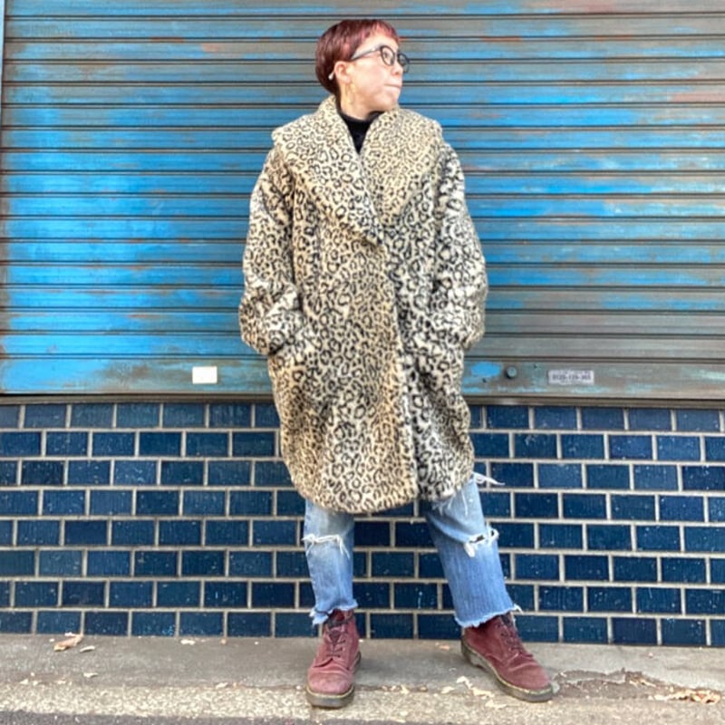 USED] レオパード フェイクファーコート | garden730