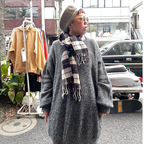[USED] Benetton バルーン ニットワンピース