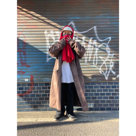 [USED] オイルド LONG コート mede in England