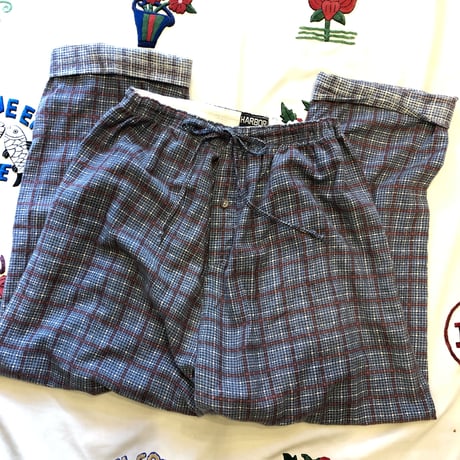 [USED] ネルCHECK パジャマパンツ