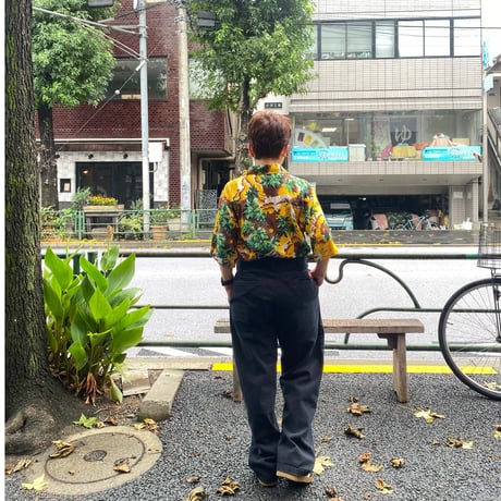 [USED] 渋め レーヨン アロハシャツ🌺