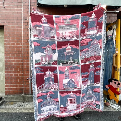 [USED] Lighthouse ジャガード織ラグ 165cm × 115cm