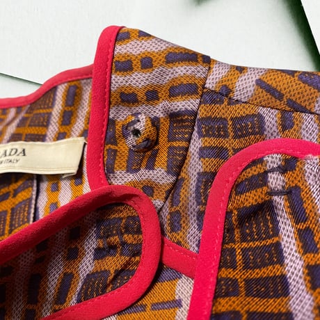 [USED] PRADA ワンピース 100%silk