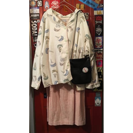 [USED]  "LONDON" snow globe パジャマシャツ