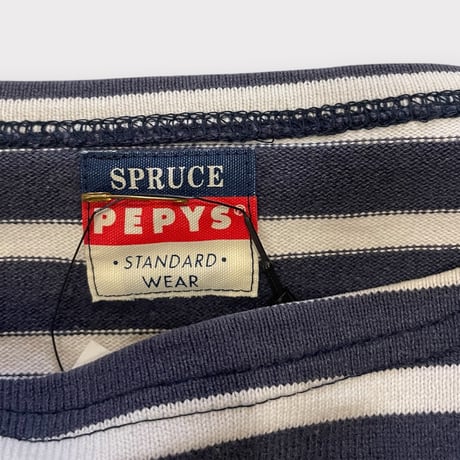 [USED]SPRUCE 復刻 ボートネックボーダーロンTee