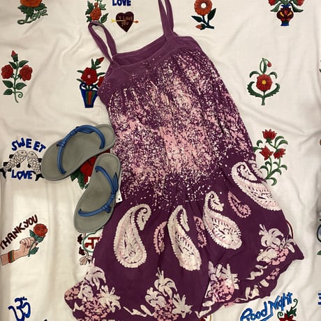 [USED] インド綿 ペイズリー キャミドレス♡
