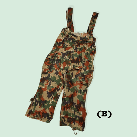[USED] スイス軍 CAMO柄オーバーオール