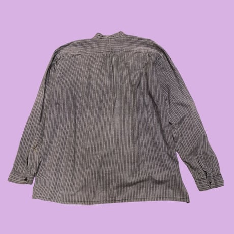 [USED] ストライプコットンSHIRTS / BIGサイズ