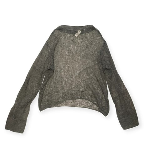 [USED] モヘアシースルーニット