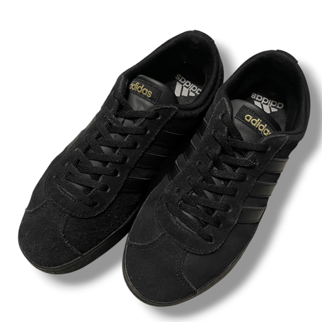 [USED] adidas BLK/BLK SUEDE