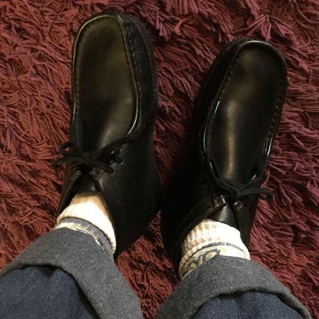 [USED] HUSH PUPPIES レザー ワラビー 24cm