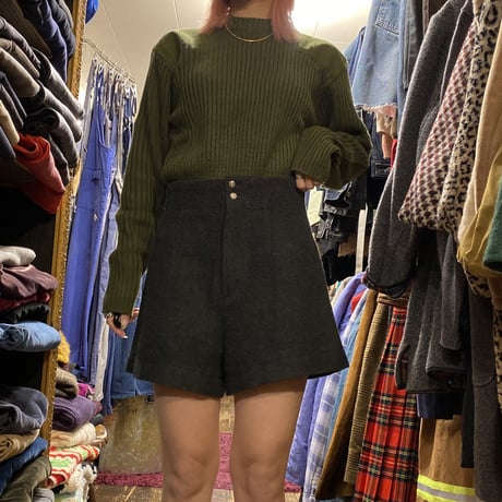 [USED] ほこほこWOOL SHORTS♡