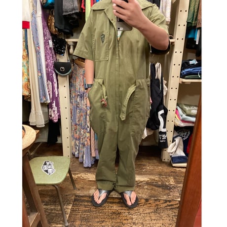 [USED] 70's VINTAGE  JUMP SUIT