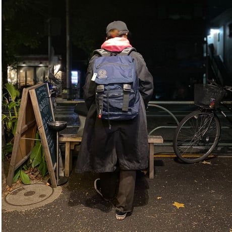 [USED] Vintage BLACK ステンカラーコート